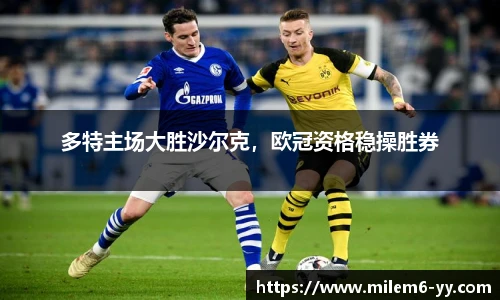多特主场大胜沙尔克，欧冠资格稳操胜券