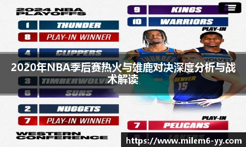 2020年NBA季后赛热火与雄鹿对决深度分析与战术解读